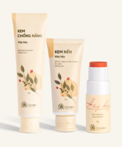 Combo Trang Điểm 3 Bước (Kem Chống Nắng + Kem Nền + Kem Má)