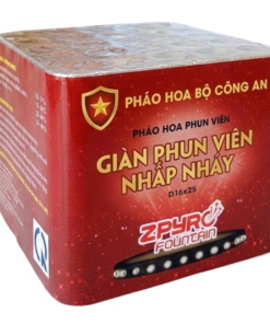 GIÀN PHUN VIÊN NHẤP NHÁY - Giàn 25 Ống - Pháo Hoa Bộ Công An 2026